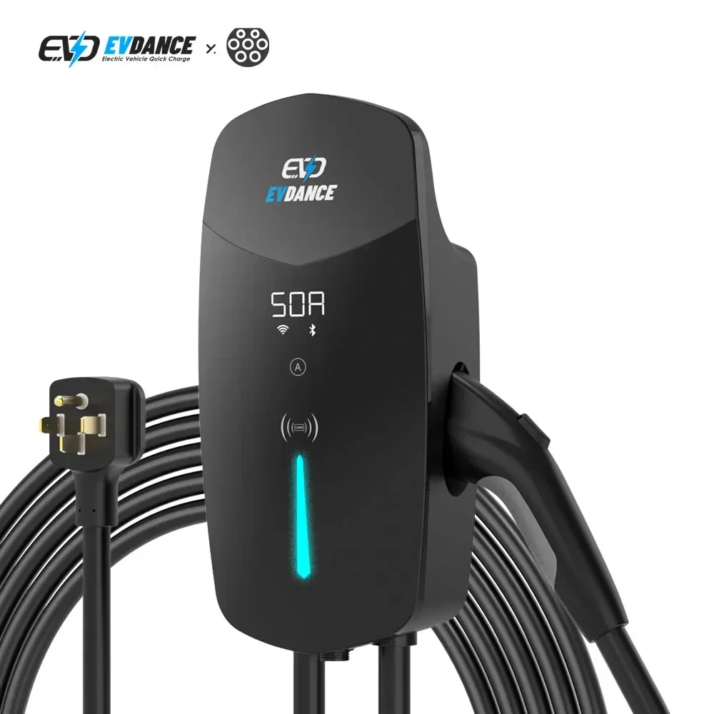 2025EVDANCE OEM ODM 22KW 32A Fast Charger Type2 Wallbox EV Charger Station Electric Car AC Wall-mounted Wall Box