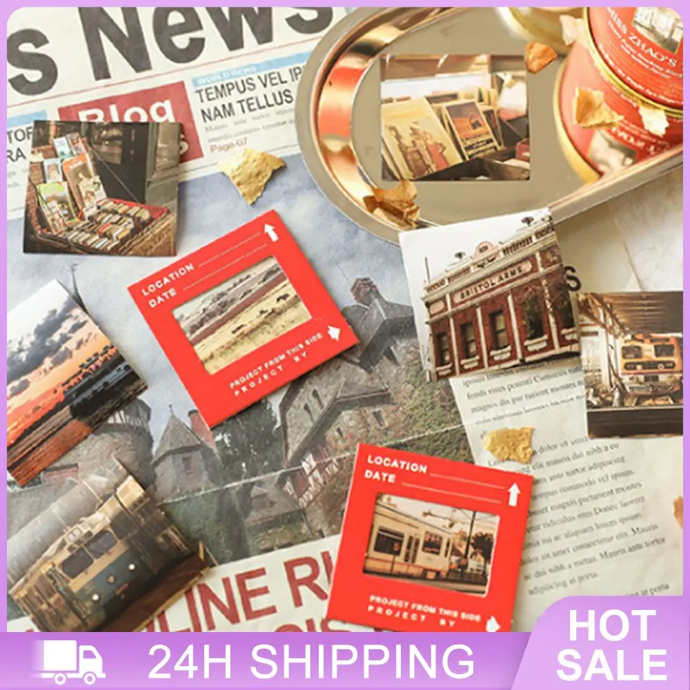 Unique Retro Art สติกเกอร์ Vivid ตกแต่งที่ไม่ซ้ํากันสร้างแรงบันดาลใจ Retro เครื่องเขียนคอลเลกชันความงามไดอารี่ตกแต่งประณีต