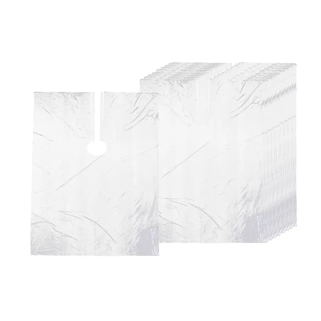 Unisex Disposable Hair Coloring Cape Adjustable PE Salon Gown Haircut Cloth for Home or Professional Hairdressing