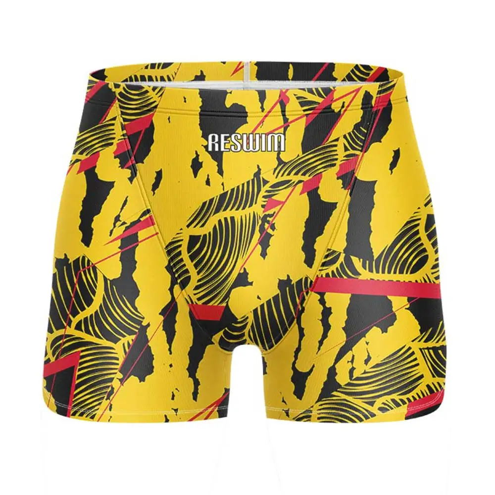 Men's Swim Jammers Swimsuit Shorts Surf Trunks Beach Tights Shorts Quick Dry Water Sports Surfing Swimming Pants Racing Swimwear