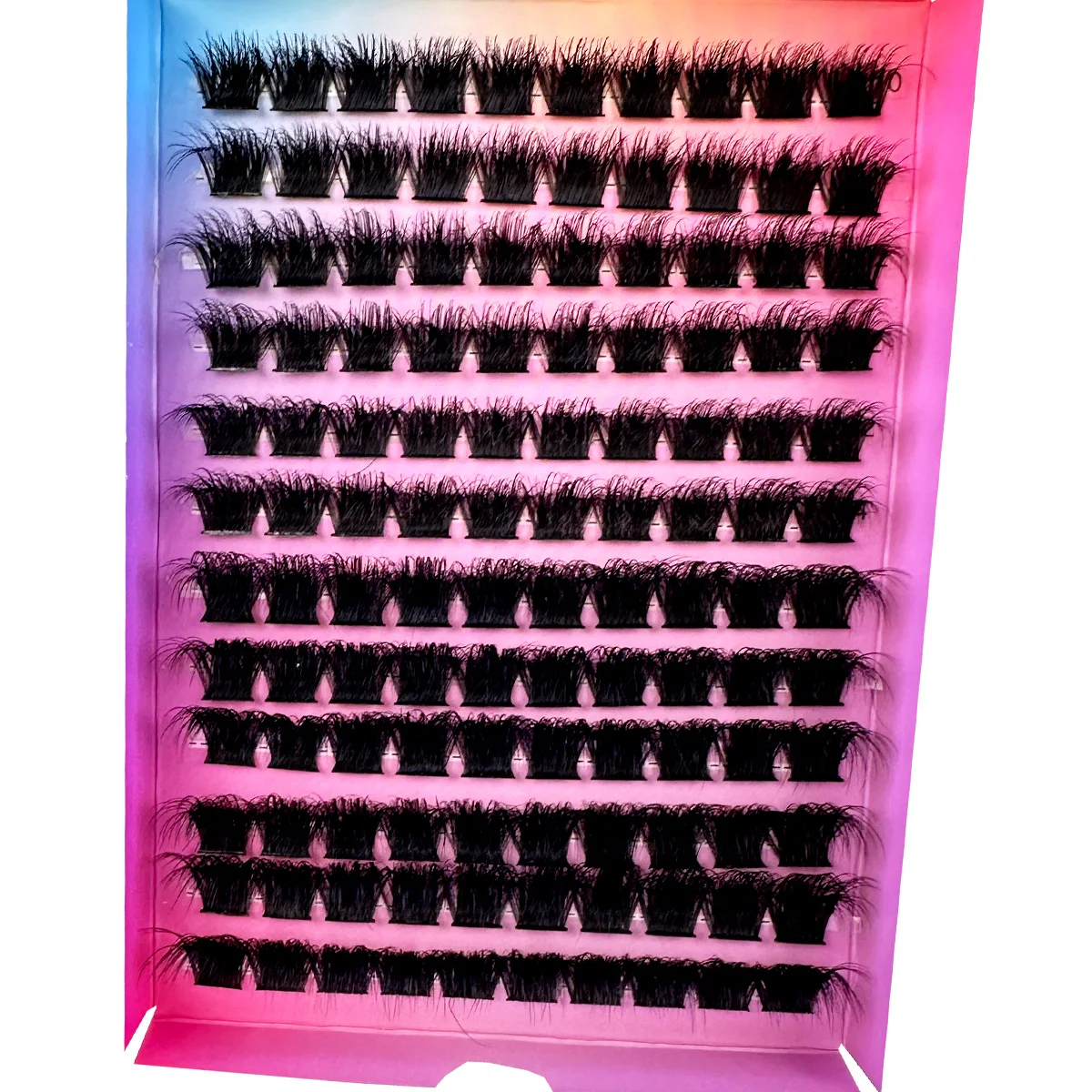 Clusters de cílios individuais, extensões de cílios postiços, faça você mesmo, finos 5d, extensão de cílios fofos, cílios postiços