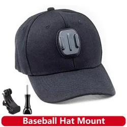 Baseball Hat Mount J-Hook Quick Release Buckle Holder for GoPro Hero 13 12 11 10 9 8 SJCAM AKASO insta360 DJI OSMO Action Camera