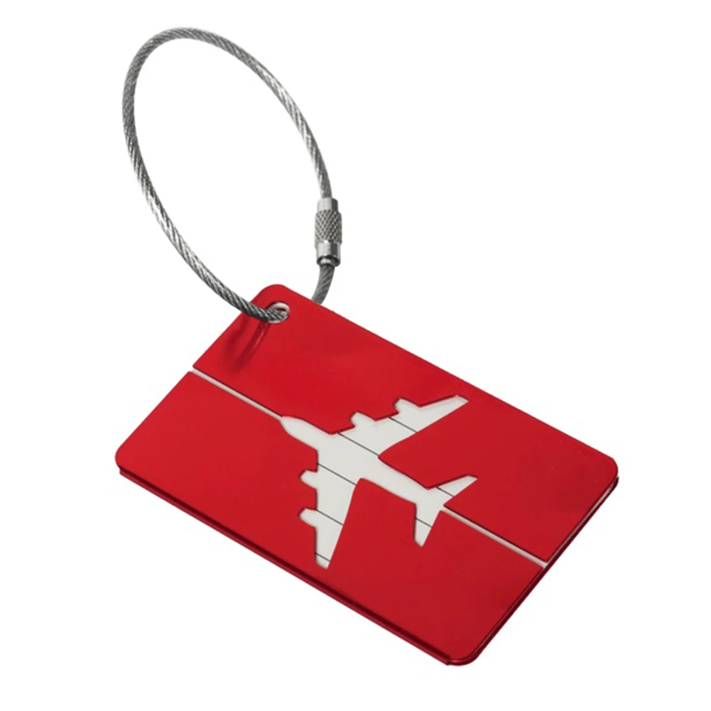 Fashion Metal Travel Luggage Tags Baggage Name Tags Suitcase Address Label Holder Aluminium Alloy Luggage Tag Travel Accessories