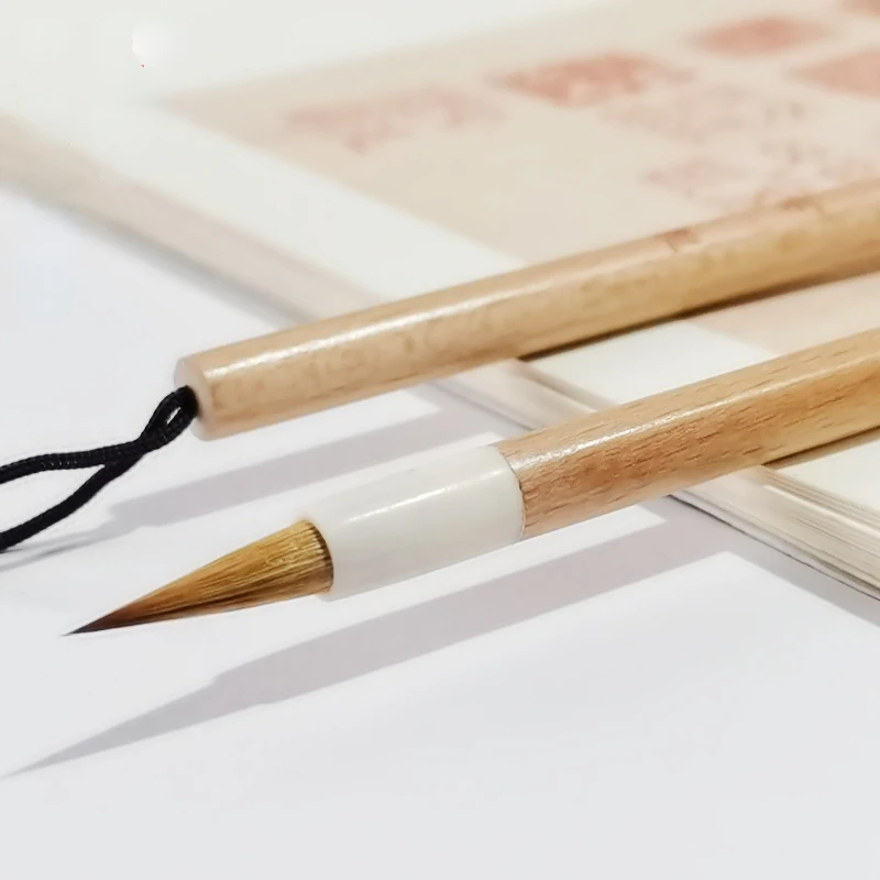 Weasel Hair Brush Chinese Calligraphy Profesional Brushes Small Regular Script Running Cursive Script Copy Scriptures Brush Pen