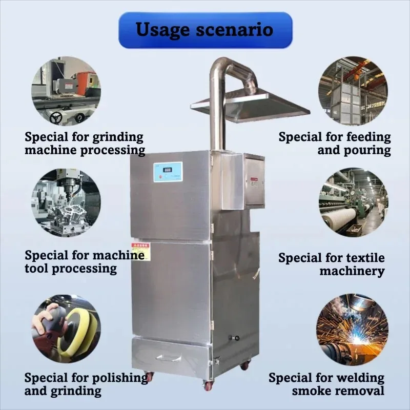 Mobile Bag Filter Dust Collector Explosion Proof Stainless Steel For Industrial Dust Collection And Control