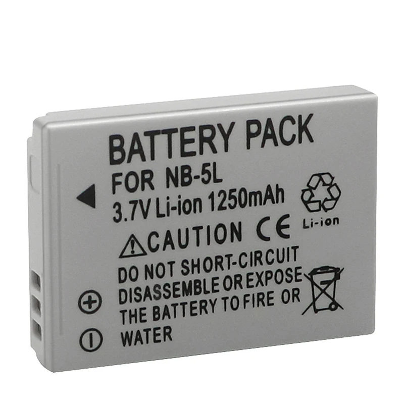Upgrade 1200mAh nb-5l NB 5L NB5L Camera Battery For Canon S110 SX200 SX210 SX220 SX230 IS HS IXUS 850 870 800 860 990