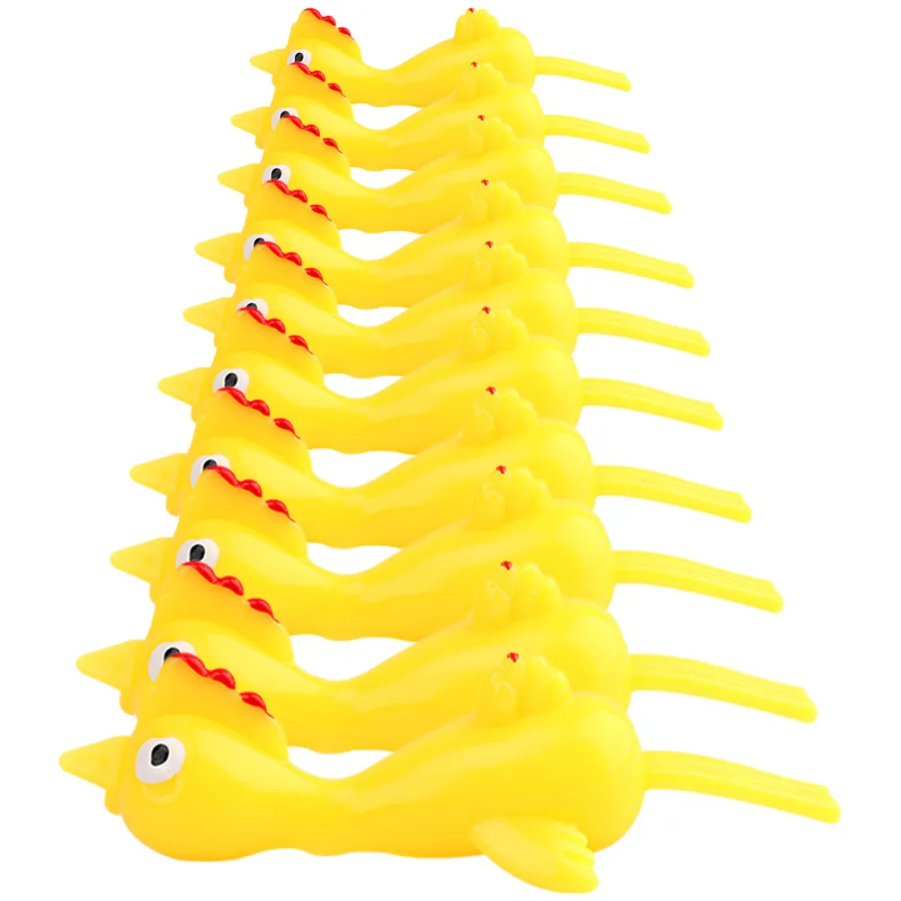 

Turkey Toys 20pcs Fun Elastic Finger Launchers for Children Stress Relieving Stretchable Flying Animal Toys Kids Gift