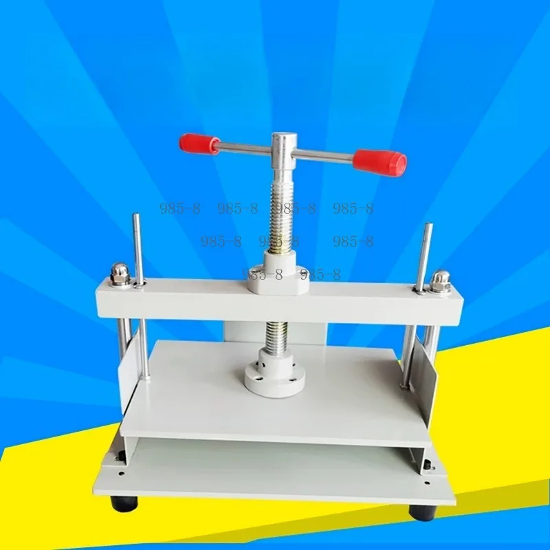 Heavy Duty Manual Paper Press Machine, A4 Steel Flattening Machine for Bookbinding, Notes and Office Invoices