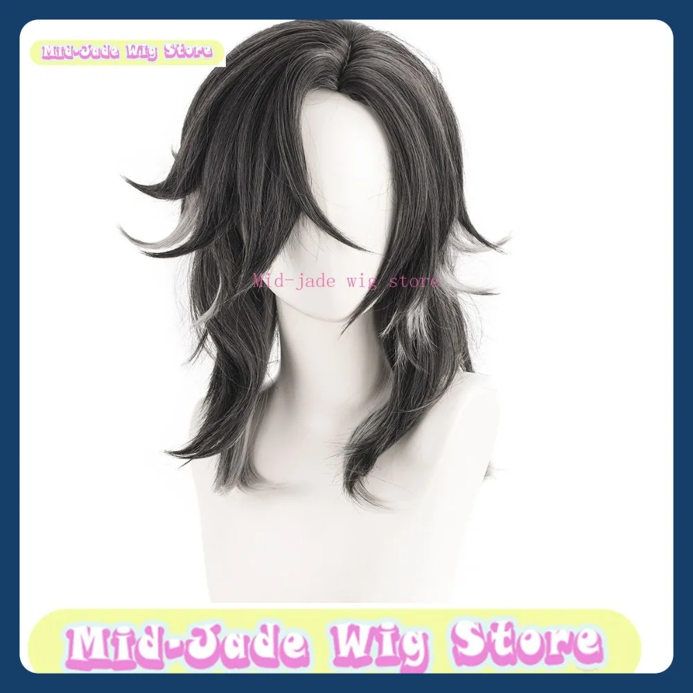Mid-jade Pruik Winkel Identiteit V De Weeper Cosplay Pruik Anime Games Kostuums Rekwisieten Rollenspel Pruiken