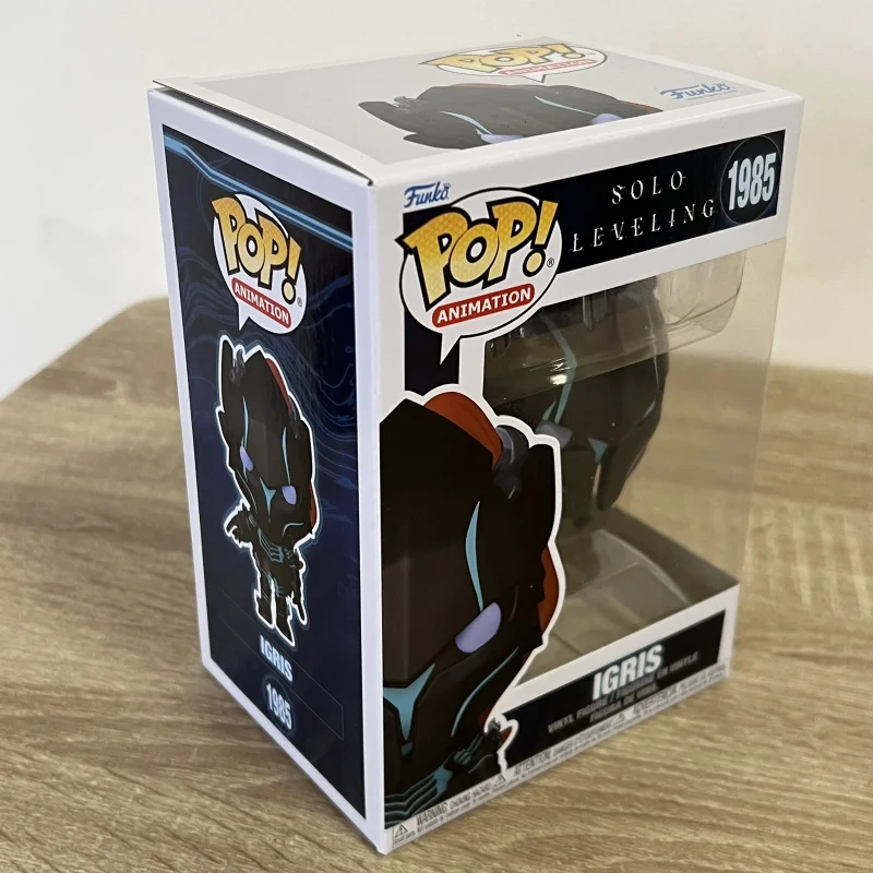 Funko Pop Original Solo Leveling Igris 1985 # Figura de acción de vinilo 222, oficial, coleccionable, edición limitada, estatua, muñeco, juguete, regalo