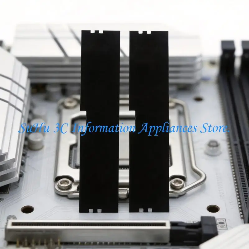 Nonfunctional Memory Module Models, 2 ABS Forms for Visual Styling and Hardware-Look Computer Case Interior Detail