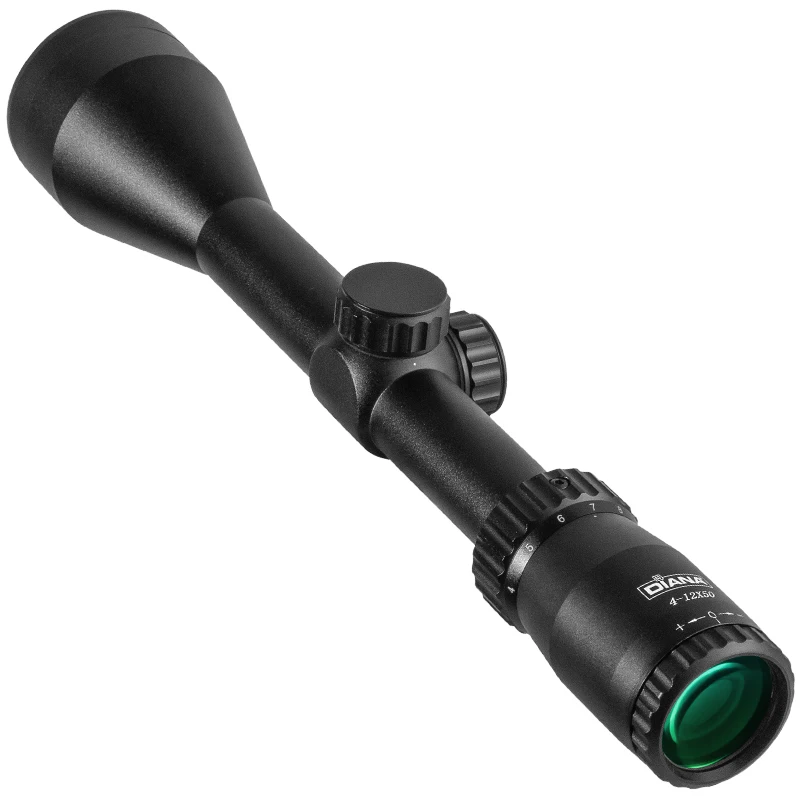 DIANA 4-12x50 HD Hunting Scopes 1/4 MOA Rifle Scope Optics System Clear at Dawn Dark Riflescope Sight