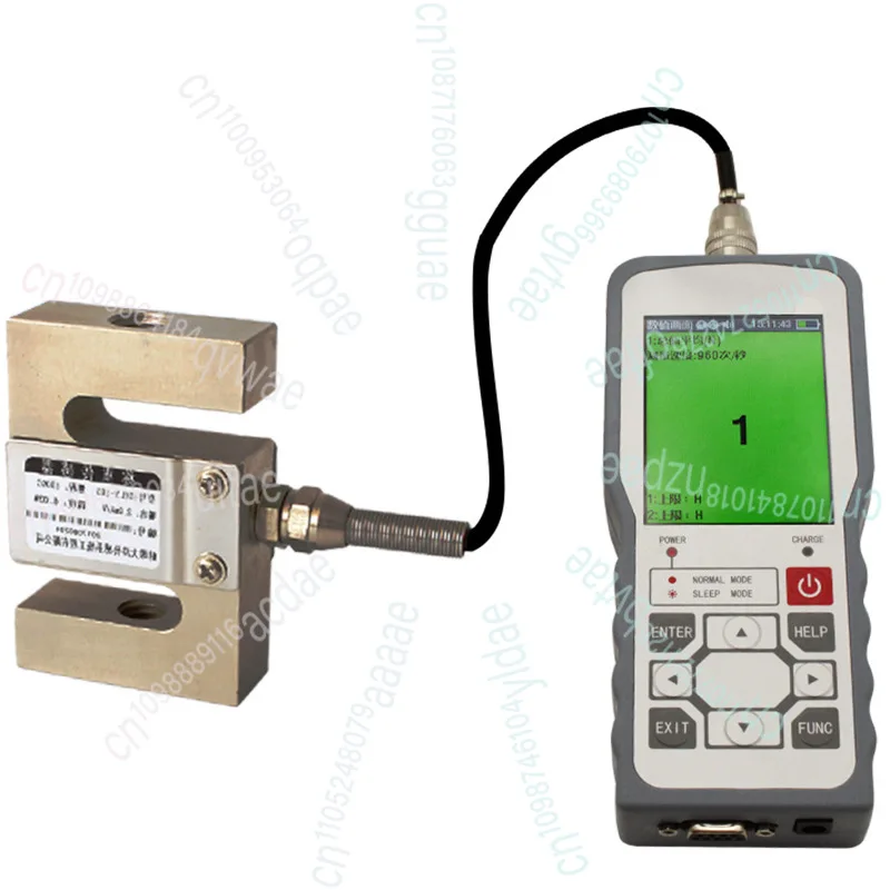 Handheld Push-pull Force High-speed Acquisition Weighing Dynamometer Instrument Portable High-precision Curve Recorder