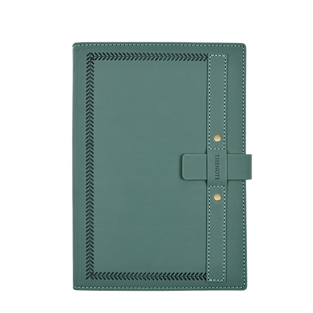 

288 Pages A5 Notepad PU Leather Cover Frosted Texture Students Notebook Waterproof Thickened Paper Diary Agenda Organizer
