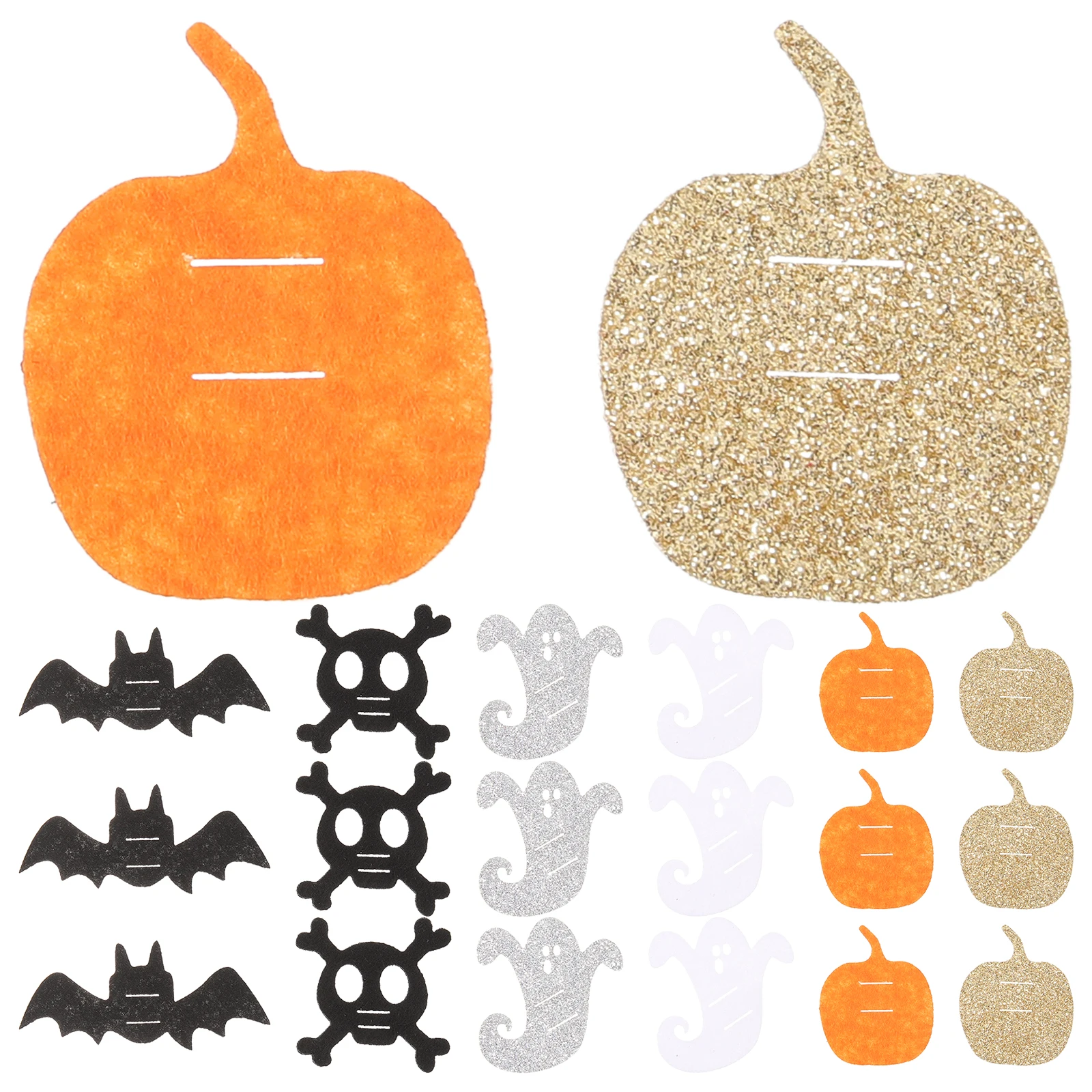 

30pcs Halloween Decor Lollipop Cards Candy Holder Skull Pumpkin Theme Party Supplies Bright Candy Wrapping Engagement