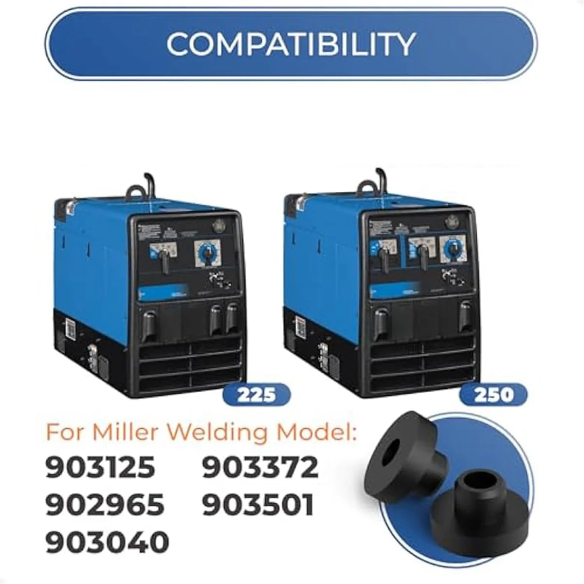 A002 2pcs 124253 Fuel Tank Bushing for 250 Engine Driven Welder/Generator, Welding Fuel Bushing