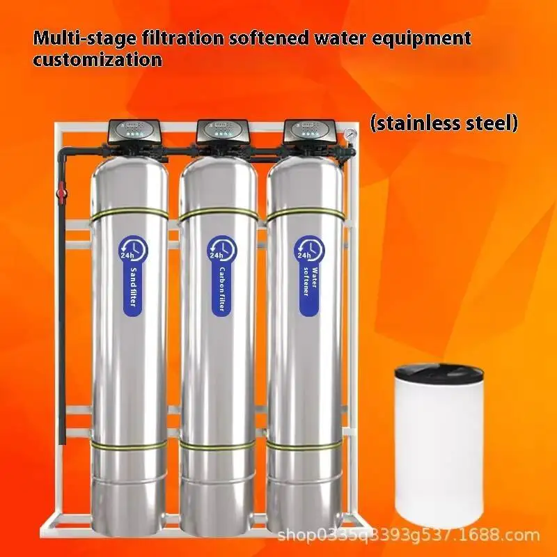 Industrial Commercial Softened Circulation Equipment Removes Scale And Hardness Well Filtration Tap Water Sodium Ion Exchange