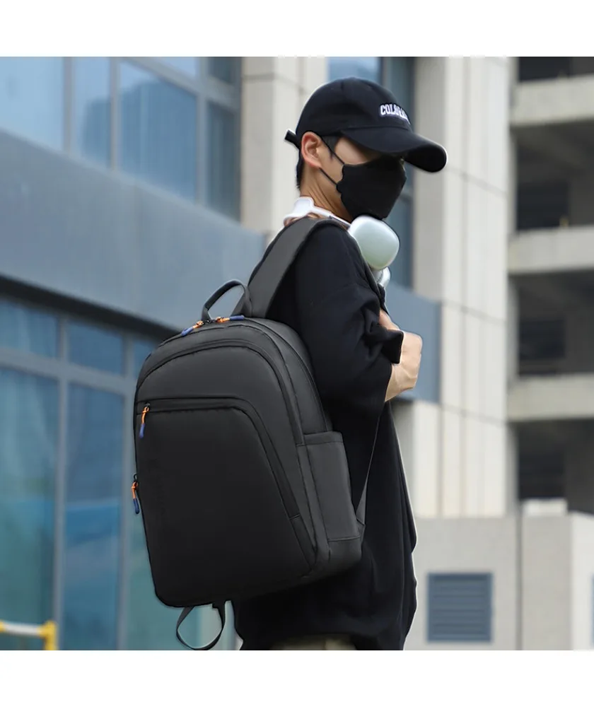 College Student Computer Backpack Business Commuter Large Capacity School Bag Personality Simple Premium Sense Backpack