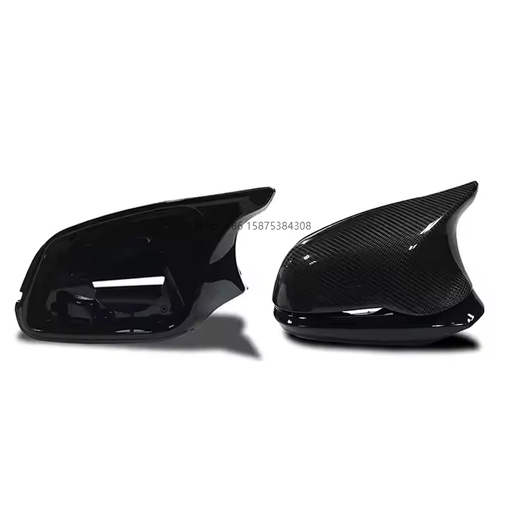 

6 PCS Carbon Fiber Mirror Cover M3 Style for 2 3 4 Series F20 F22 F23 F30 F32 F33 F36 F87 M2 X1 Replacement Mirror Cover
