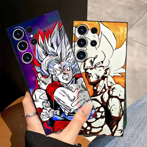 Black Soft Phone Cover Case for Samsung Galaxy S21 FE S20 S23 Ultra S25 Edge S24 Plus Dragon Ball Innovation
