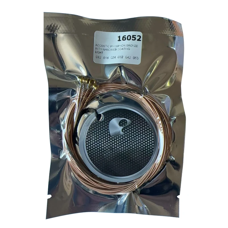 16052 acoustic phosphor bronze with nanowed coating light 012.016.024.032.042.053 acoustic guitar string