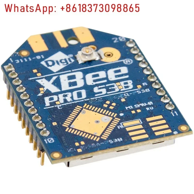 Módulo XBee PRO S3B 900HP UFL XBP9B-DMUT-002 Transmissão de dados sem fio DIGI 250mW