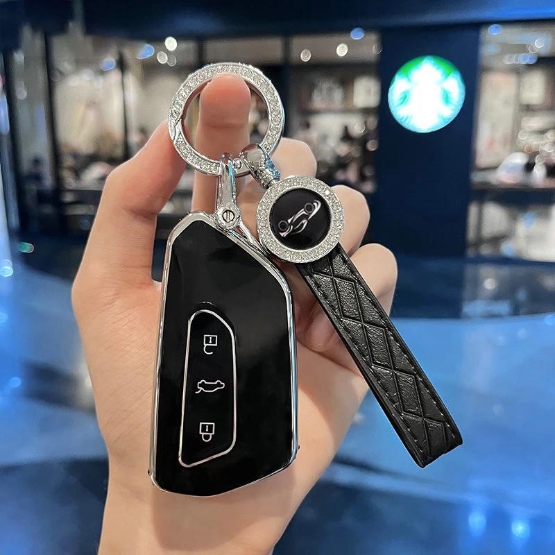 غطاء مفتاح سيارة من البولي يورثان الحراري لفولكس فاجن ، غطاء لفولكس فاجن جولف 8 ، MK8 ، ID.3 ، ID.4 ، كوبرا ، سكودا اوكتافيا A8 ، مقعد ليون MK4 ، 10000 ، Formentor Tarraco #3