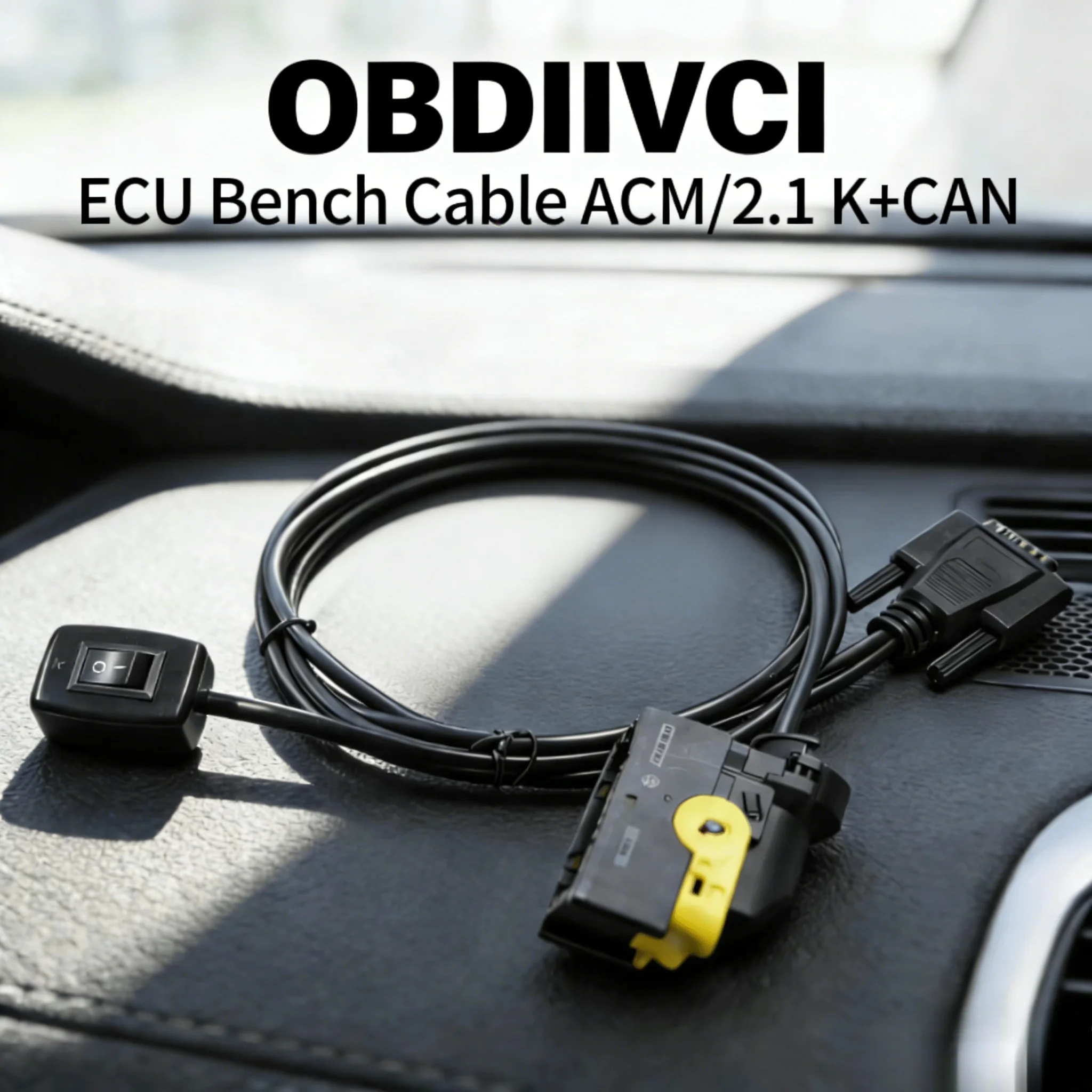 

НОВЫЙ кабель ЭБУ MB ACM ACM2.1 для грузовиков Mercedes-Benz ACM 2.1 K-line CAN Кабель ЭБУ диагностического инструмента Кабель-адаптер для Benz