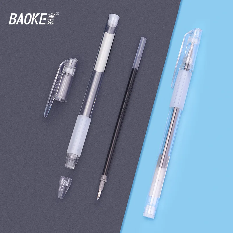 Imagem -05 - Baoke-grande Capacidade Office Gel Pen Pc880k 05 mm