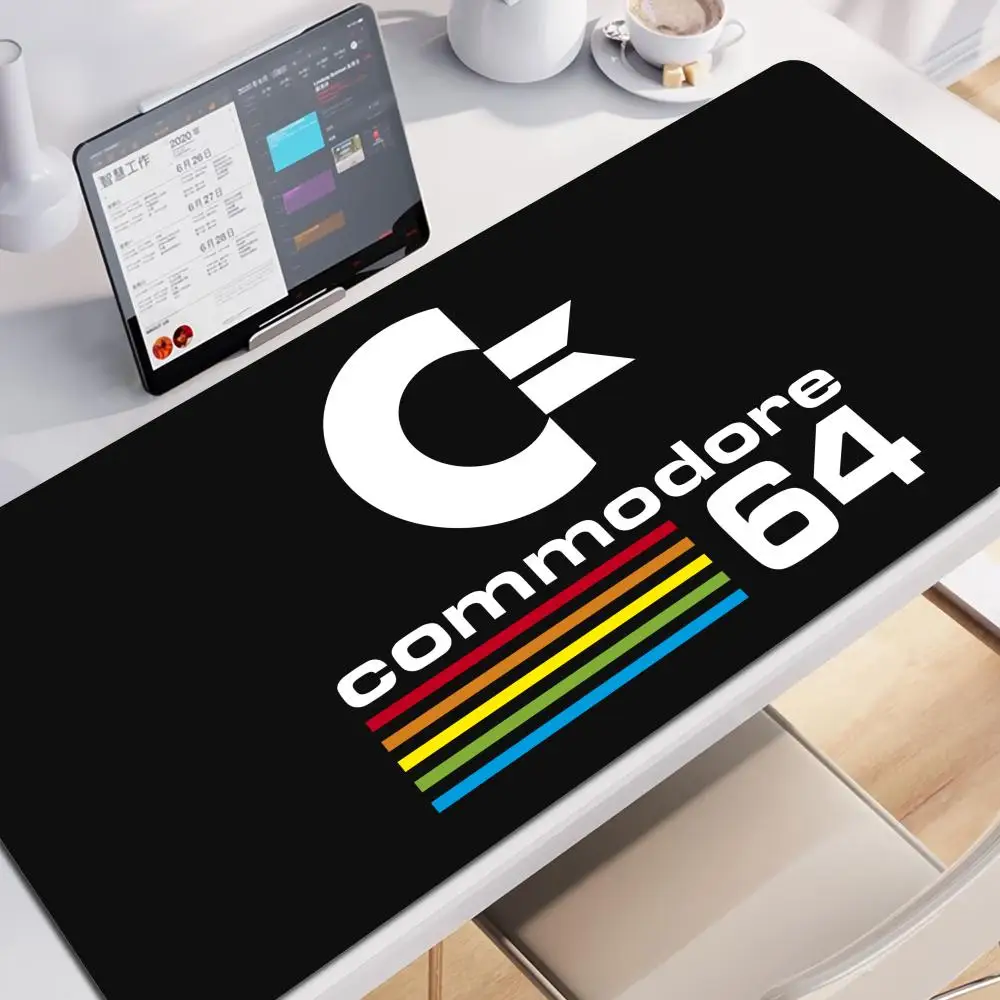 Keyboard Mouse Pad Commodore 64 Mousepad Xxl Non-slip Lockedge Minimalism Office PC Accessories XL Gaming Large Desk Cabinet Pad