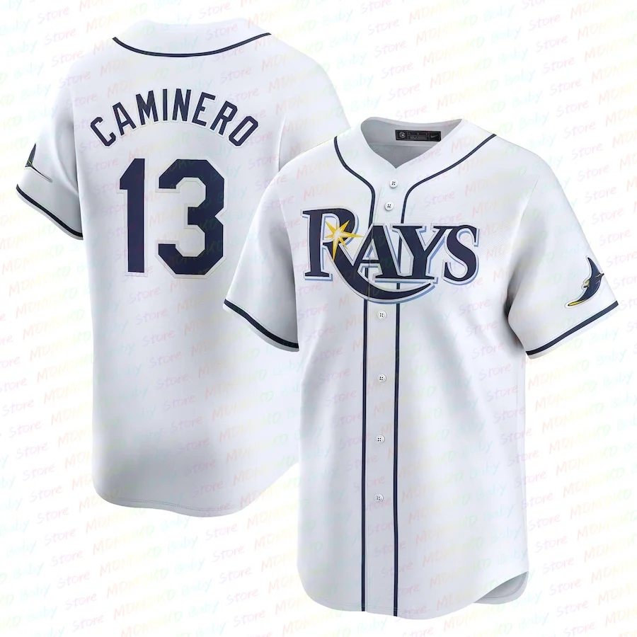 

2024 New Arrivals Tampa Bay Rays Home No 13 Limited Edition Jersey Summer Children Sportswear Team Competition Trainning Clothes