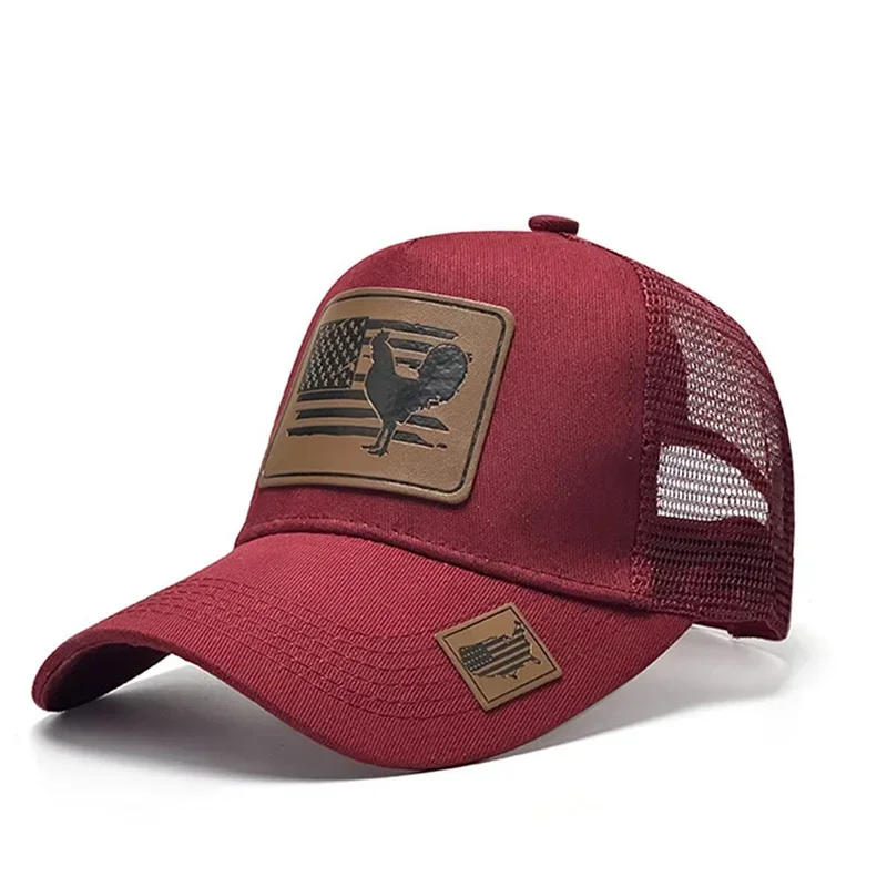 남녀공용 패션 가죽 야구 모자, 나이트 캡, 스포츠 바이저 스냅백 캡, 태양 모자, Gorra Trucker Para Hombres 디자이너