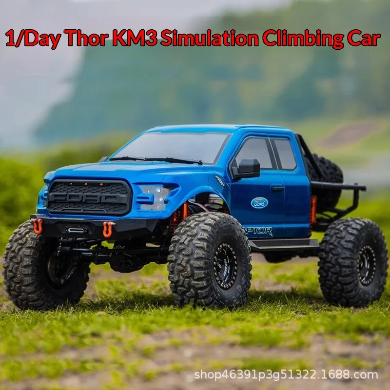 Traction Hobby Km3 1/8 Ford F-150 Raptor 4wd Rc Crawler Brushless Off Road Truck Led Lights Rtr