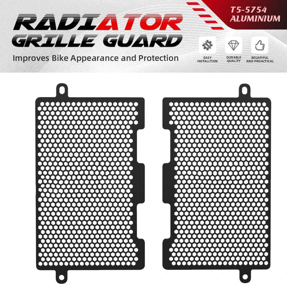 For HONDA XRV750L AFRICA TWIN 750 1990-1997-1998-1999-2000-2001-2002 XRV650 1988-1989 Motorcycle Radiator Guard Grille Cover