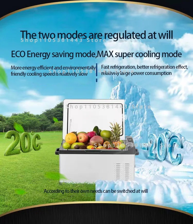 Refrigeration Refrigerator Car Home Dual Purpose Truck 12v24v220V Freezer Freezer Car Refrigerator Compressor