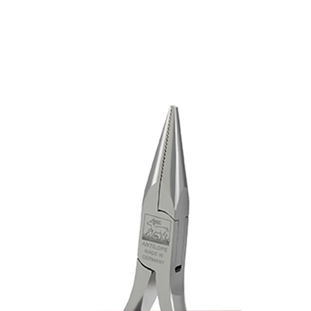ANTILOPE 120mm Chain Nose Pliers Without Spring With Cut Secure Grip Serrated Jaws Pliers for Delicate Jewellery Making