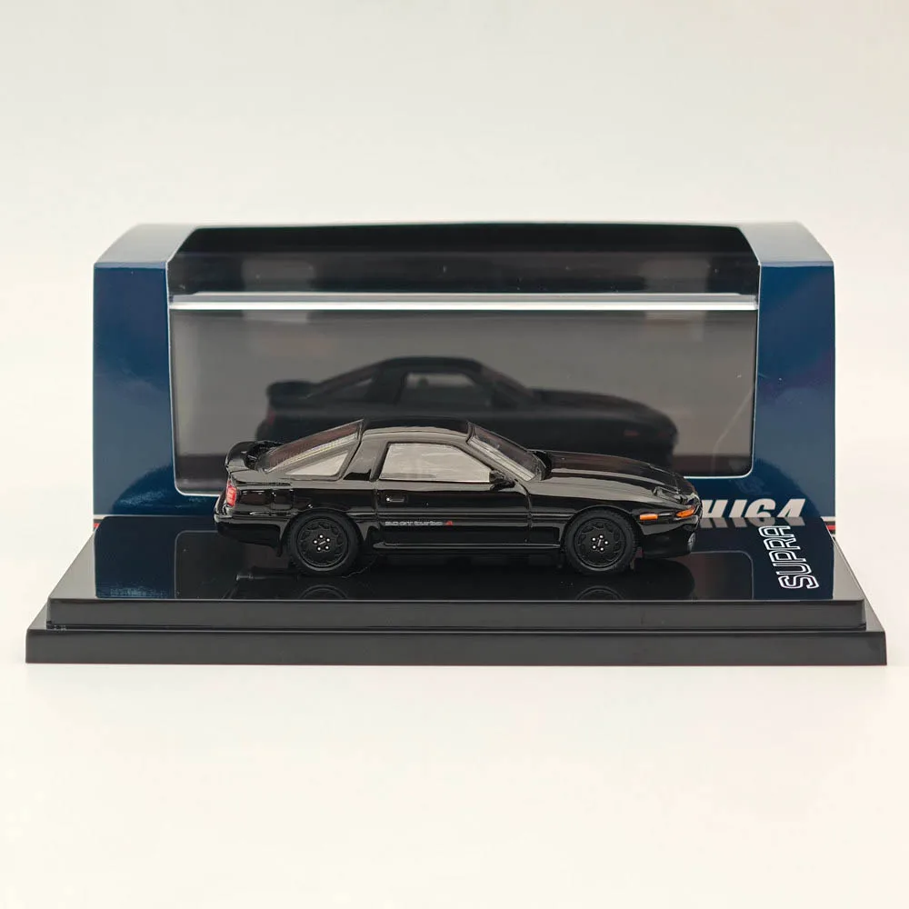 1/64 hobby japão para supra a70 2.5gt twin turbo limitado com peças de teto solar deslizante externo e 3.0gt turbo um modelo preto fundido