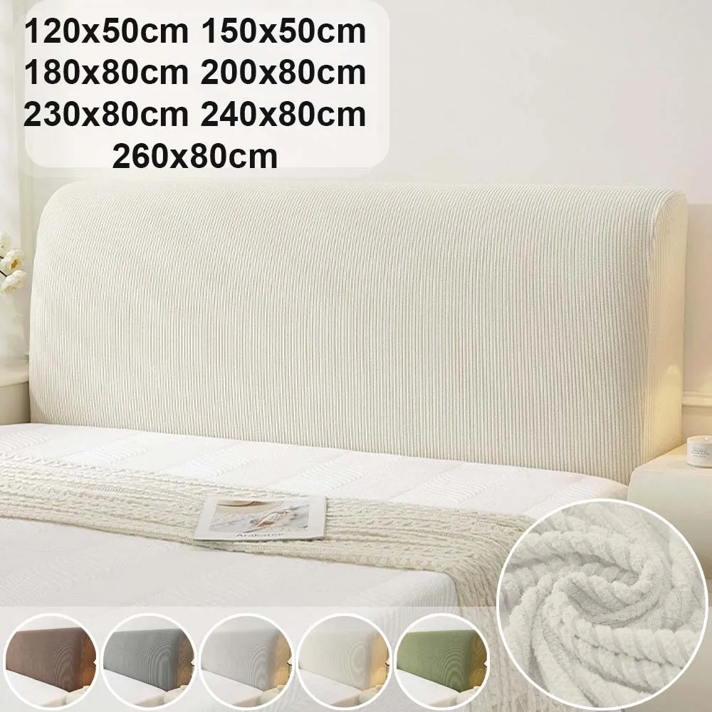 

2026 New Elastic Bed Headboard Covers Stretchable Dustproof Headboard Protector Modern Minimalist Bed Backrest Covers for Home