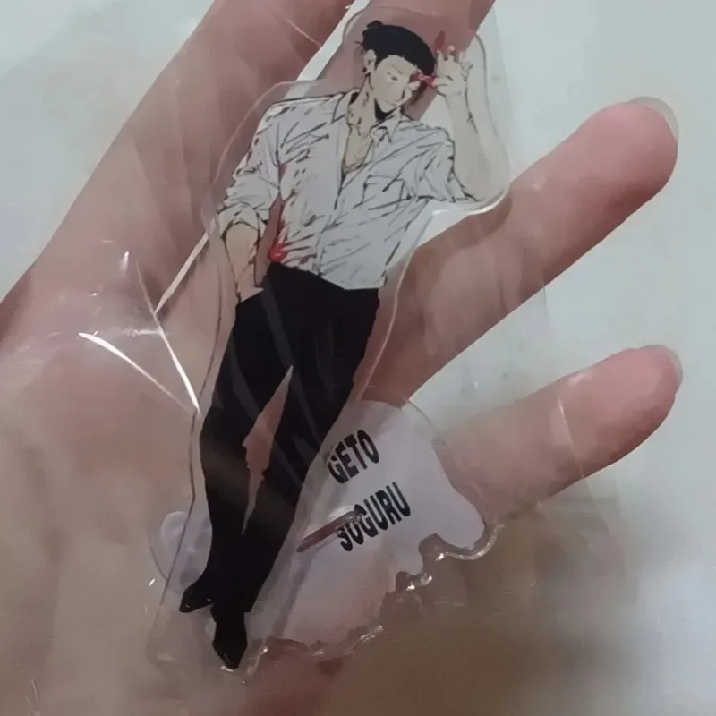 Jujutsu Kaisen Acrylic Stand Figure Satoru Gojo Geto Suguru Anime Peripheral Cute Delicate Dormitory Acrylic Desktop Ornament