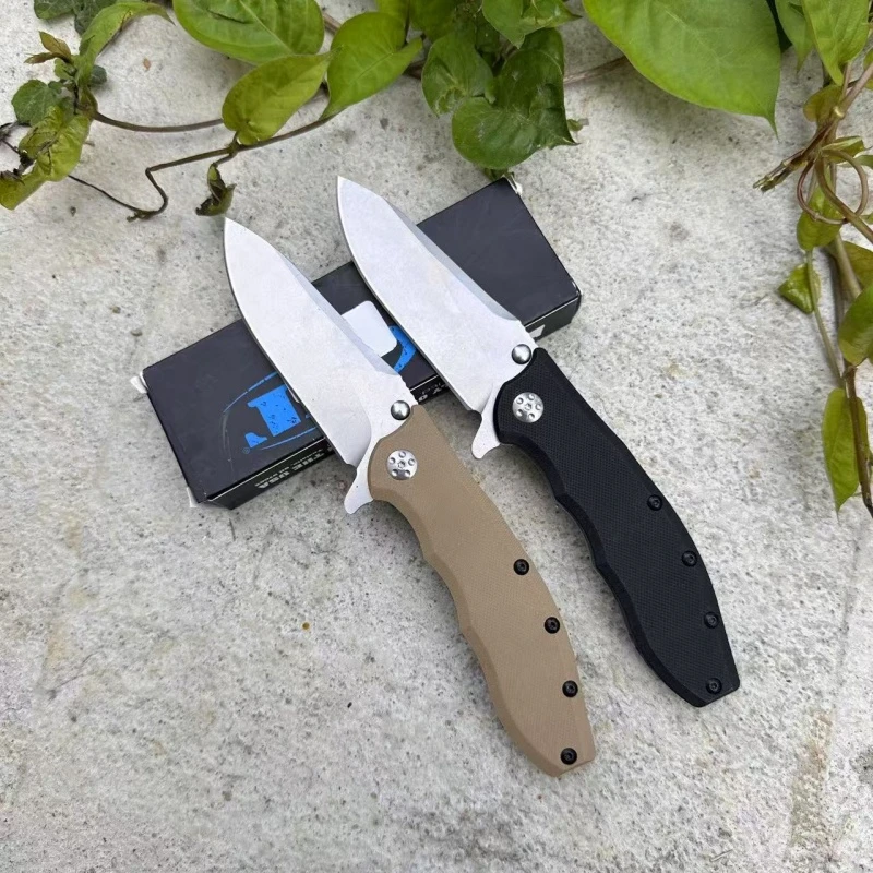 

Z/0562 Pocket Folding Knife D2 Steel Outdoor Camping Portable EDC Tactical Survival Knife Utility Cutting Knife Window Breaker