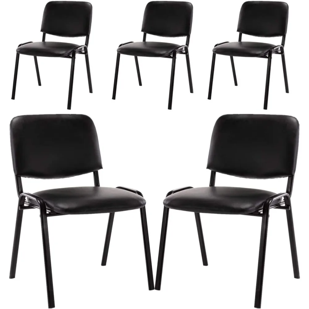 Waiting Room Chairs Stackable Conference Room Chairs No Wheels Office Guest Chair No Arms Reception Chairs for School Breakroom