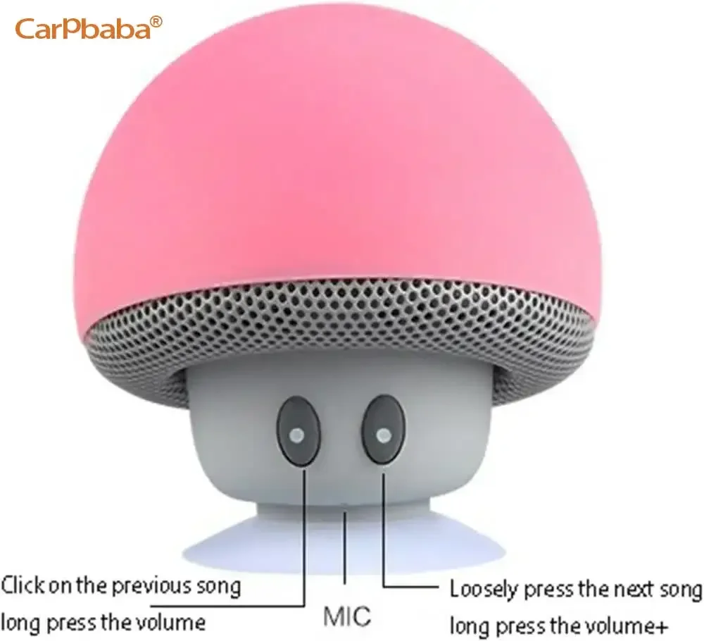CARPBABA MR02 draagbare Bluetooth-luidspreker Krachtige zuignap Ingebouwde microfoon Bluetooth-luidspreker voor telefoondoucheverbinding