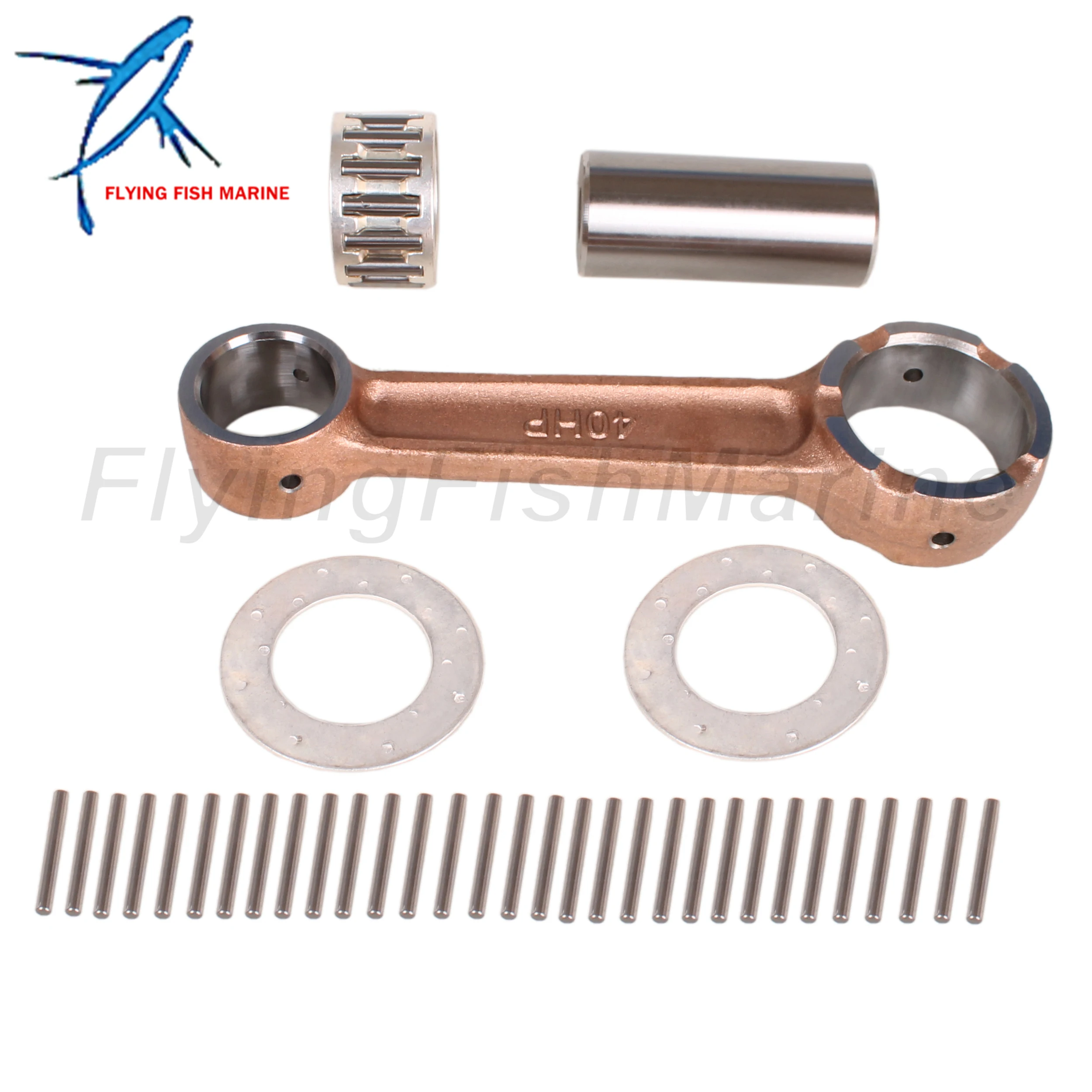 Motore fuoribordo 66T-11650-00 66T-11650-01 Kit biella per Yamaha 40HP E40X 2 tempi X serie 40XMH