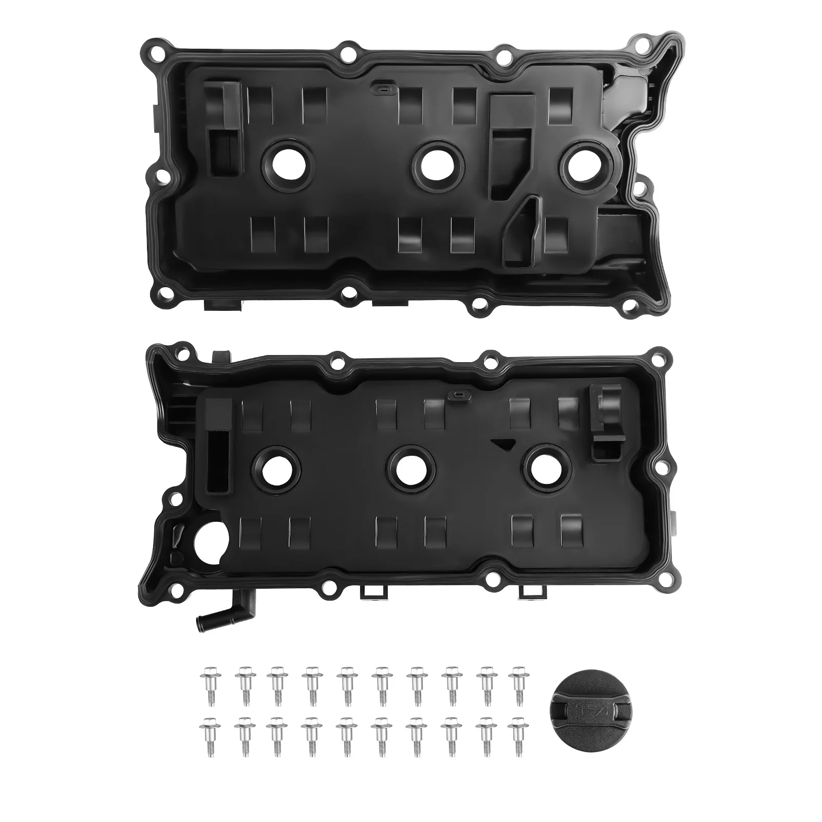 

LH & RH Valve Cover Set w/ Gasket & Cap for Nissan Pathfinder Infiniti QX4 2002 2003 2004 132645W510 132645W500