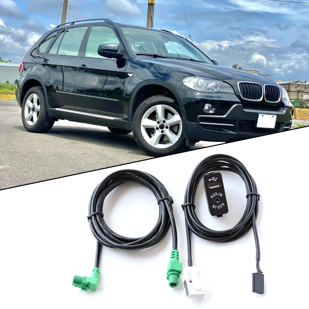 

Адаптер AUX USB премиум-класса, черный, с кабелем-жгутом для BMW E87 E90 E91 E92, качественный аналог оригинального продукта
