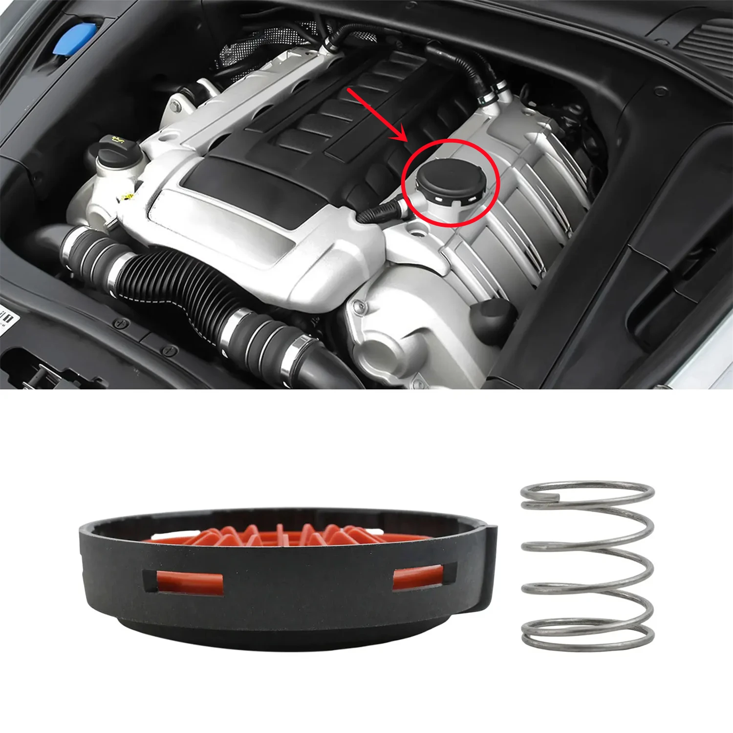 لبورشه كايين توربو S 2003-2006 سيارة PCV مجموعة غطاء الصمام 1 قطعة 948 10513207 948 10513204 948 10513206