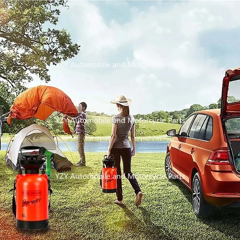 5/8L   Car Washing Small Sprayer Portable Outdoor Camping Shower Multi-Function Bath  Watering Flowers For Travel