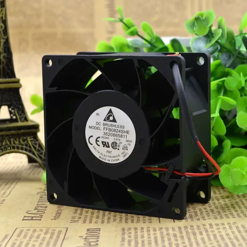 For Toshiba Elevator Accessories 8CM Inverter Fan CV330A FFB0824SHE DC24V