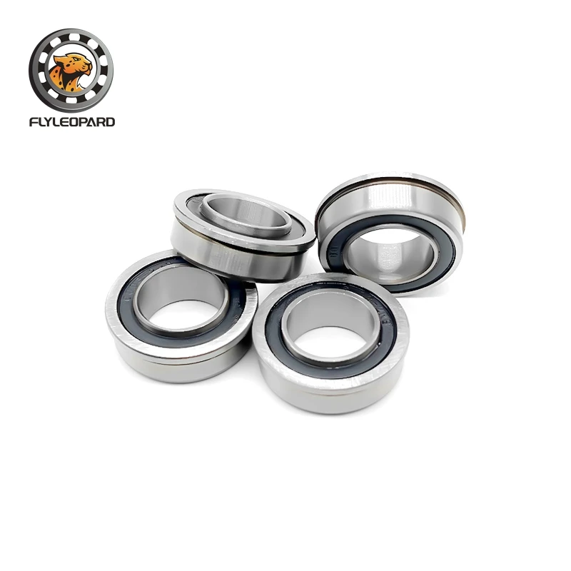 4Pcs F6003 F6003-2RS 20x35x11mm Bearing ABEC-7 Flange Ball Bearing Garden Cart Wheel Bearing 20*35*11mm