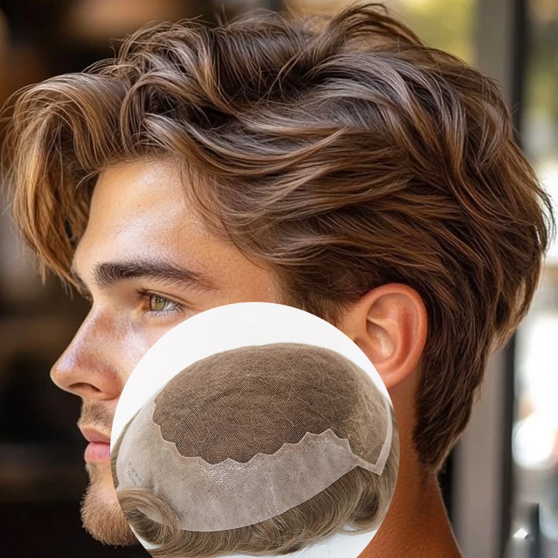 

Пепельно-русый # 22R Невидимая линия волос Прочный парик фронта шнурка Q6 Черный Коричневый Серый 1B50 1B80 Парик человеческих волос Швейцарский кружевной и протез из искусственной кожи